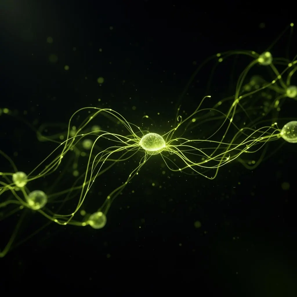 Visualisierung der AI Growth Engine · Datenströme zwischen Ads, CRM und Funnel